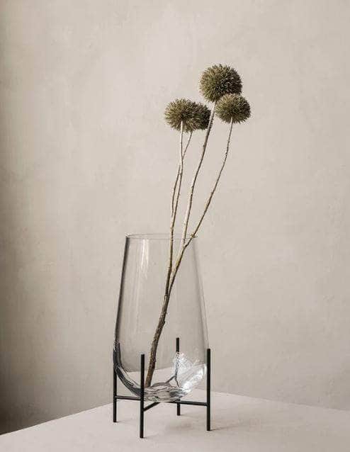 MENU/Audo Copenhagen Echasse Vase, Clear Glass, Lille