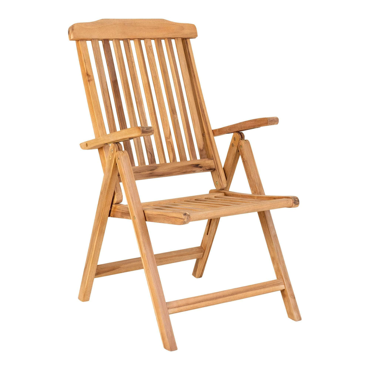 House Nordic Elche Teak 5-position Stol - Sæt af 2