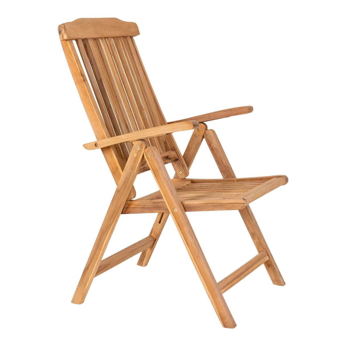 House Nordic Elche Teak 5-position Stol - Sæt af 2