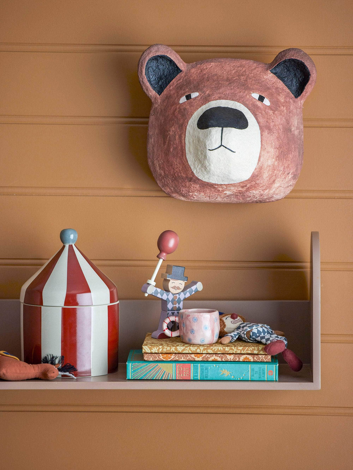 Bloomingville MINI Mikke Hylde, Brun, MDF