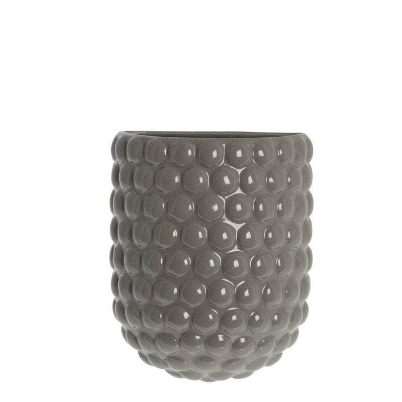 Lene Bjerre Design DK Dotsie væghængt urtepotte H20 cm. grå