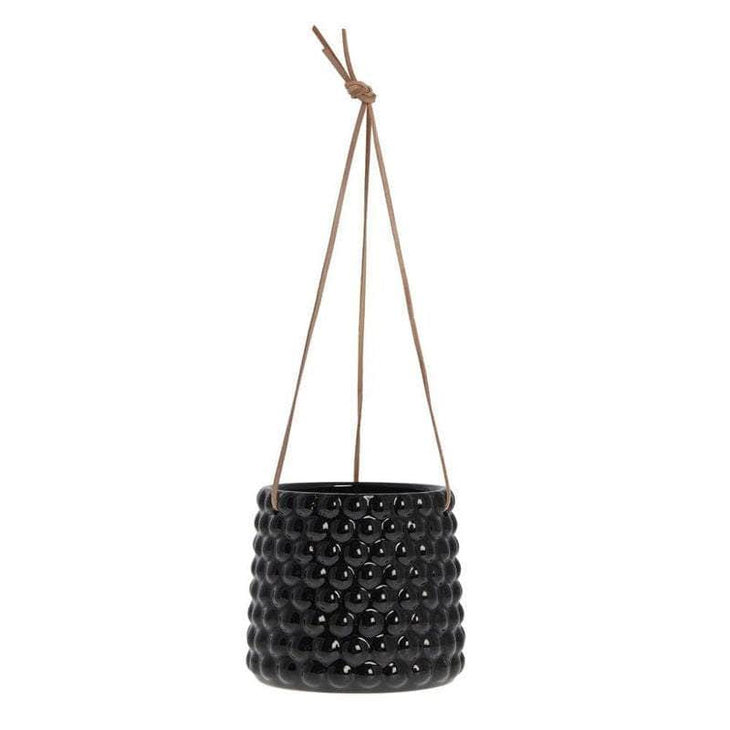 Lene Bjerre Design DK Dotsie hængepotte  Ø18cm  sort