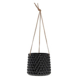Lene Bjerre Design DK Dotsie hængepotte  Ø18cm  sort