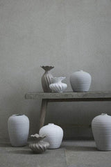Lene Bjerre Design DK Catia dekorationsvase H27 cm. sølvgrå