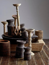 Creative Collection Bernard Deko Urtepotte, Brun, Genanvendt Træ