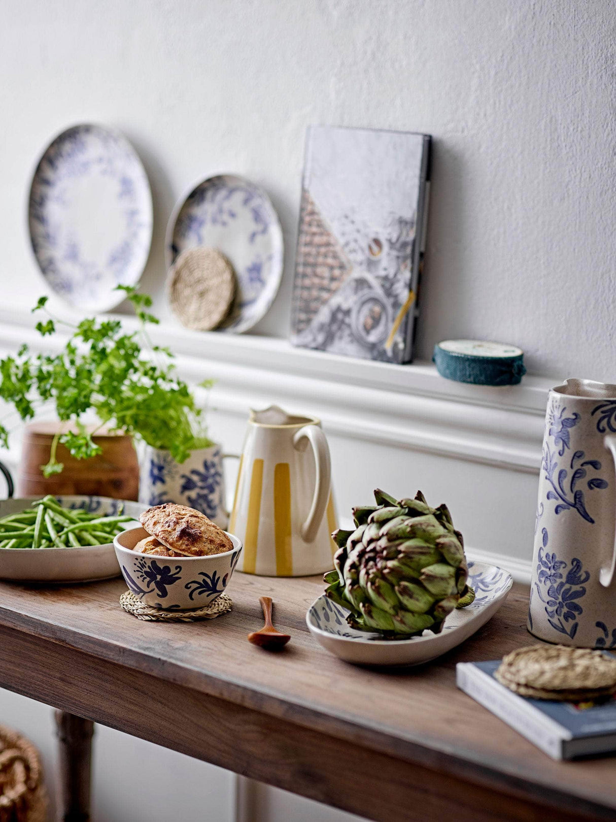 Creative Collection Begonia Kande, Gul, Stentøj