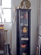 Bloomingville Gorm Deko Vase, Sort, Terrakotta