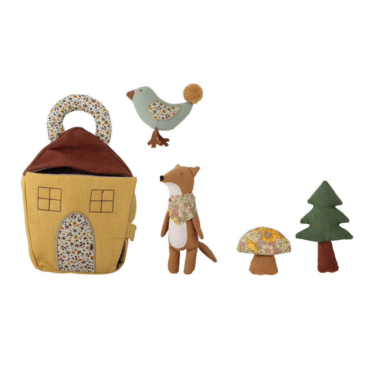 Bloomingville MINI Tio Soft Toy, Brun, Hør
