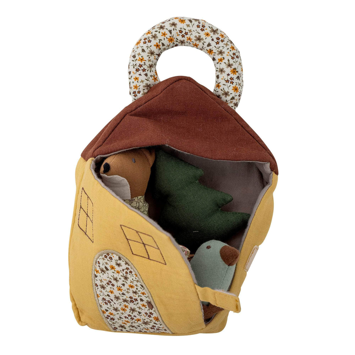 Bloomingville MINI Tio Soft Toy, Brun, Hør