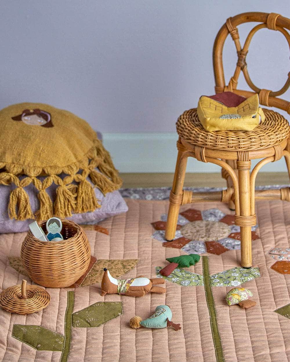 Bloomingville MINI Tio Soft Toy, Brun, Hør