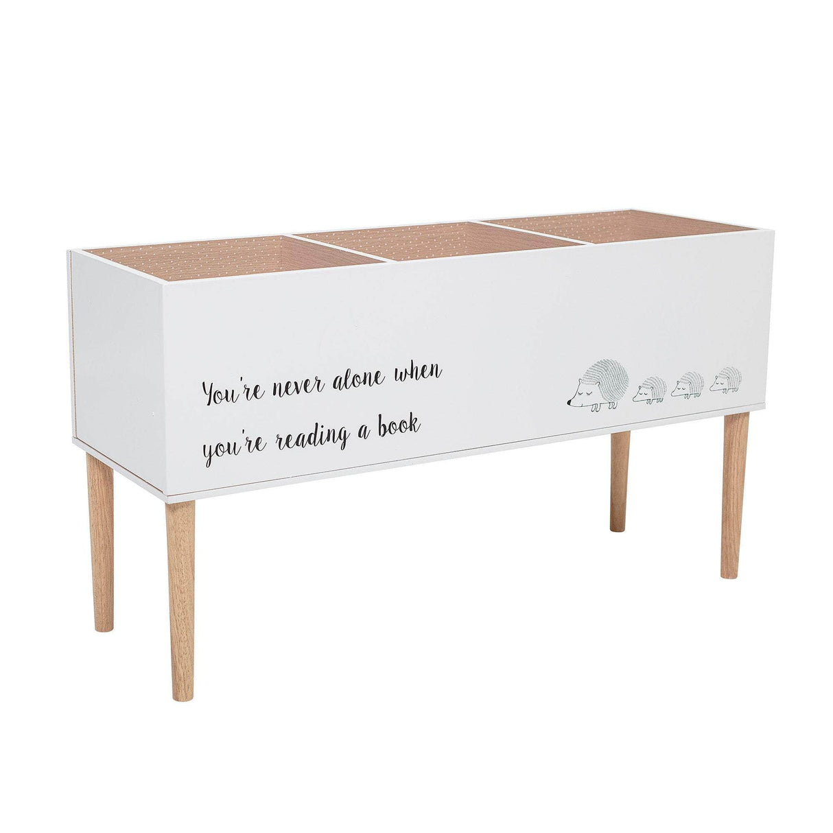 Bloomingville MINI Salam bogkasse, Hvid, MDF