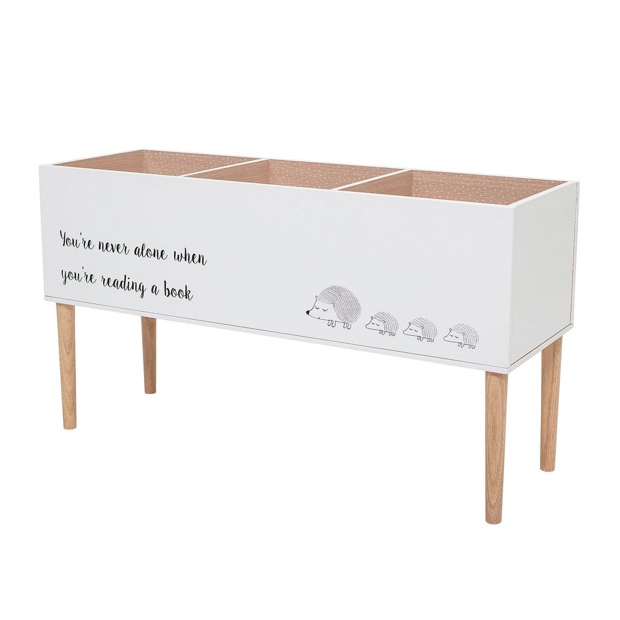 Bloomingville MINI Salam bogkasse, Hvid, MDF