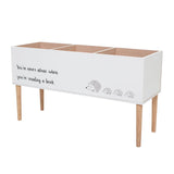 Bloomingville MINI Salam bogkasse, Hvid, MDF