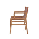 Bloomingville Ollie Lounge Stol, Brun, Læder