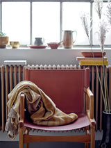 Bloomingville Ollie Lounge Stol, Brun, Læder