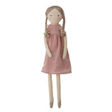 Bloomingville MINI Lilly Dukke, Rosa, Bomuld