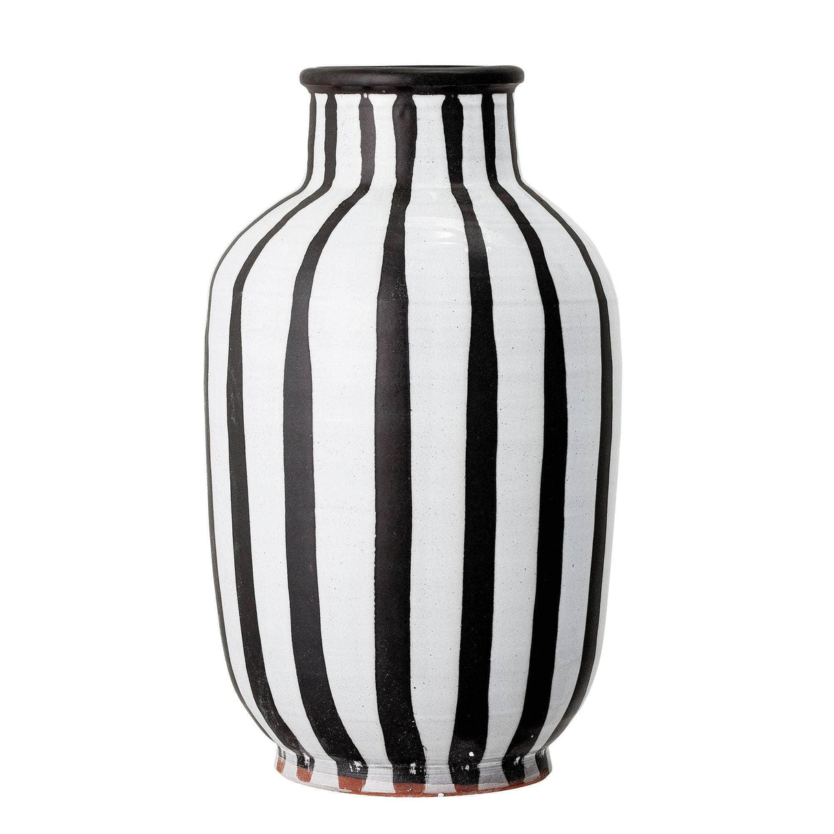 Bloomingville Schila Deko Vase, Hvid, Terrakotta