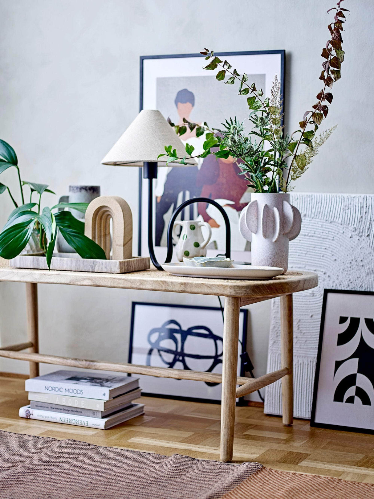 Bloomingville Majsa Bakke, Brun, Marmor