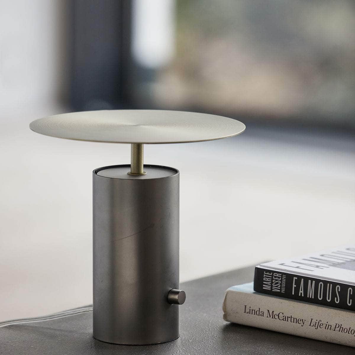 House Doctor Bordlampe, Tacker, Gunmetal