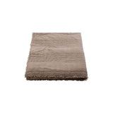 House Doctor Quilt, Ruffle, Lysebrun