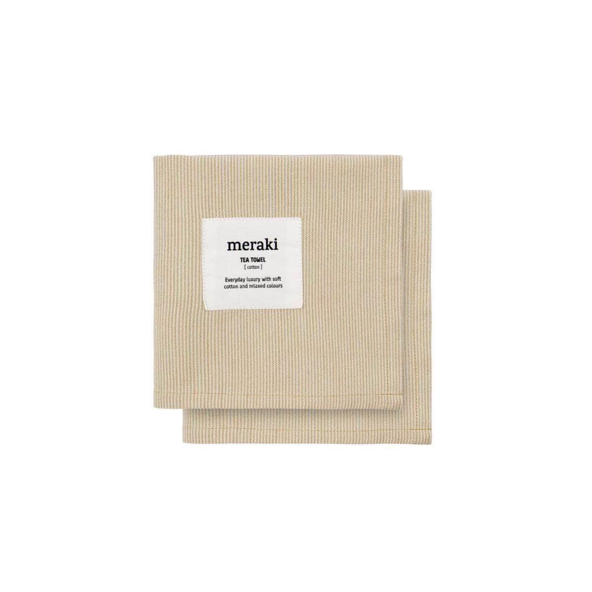 Meraki Viskestykker, Verum, Off white/safari