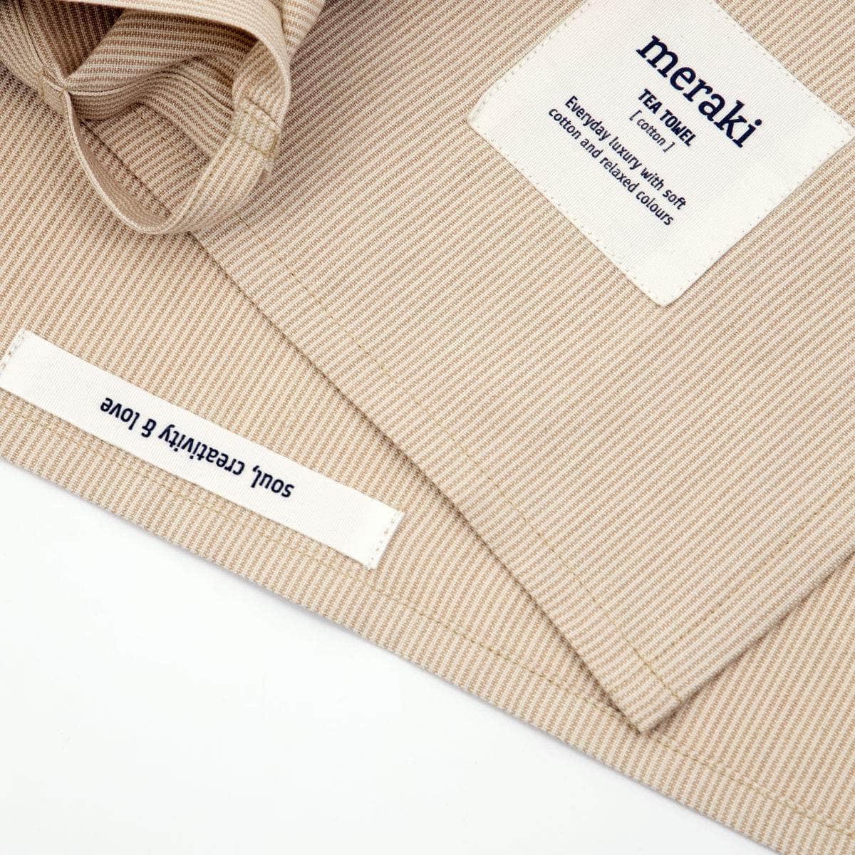 Meraki Viskestykker, Verum, Off white/safari