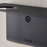 Meraki Flaskeophæng med knager, Børstet sort finish