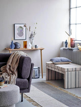 Bloomingville Cai Bænk, Hvid, Polyester