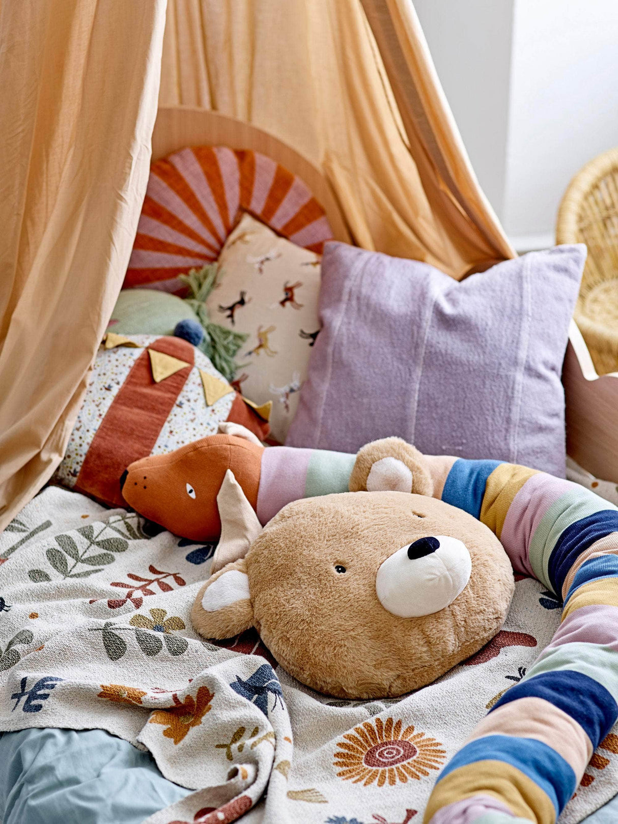 Bloomingville MINI Charlie Soft Toy, Brun, Bomuld