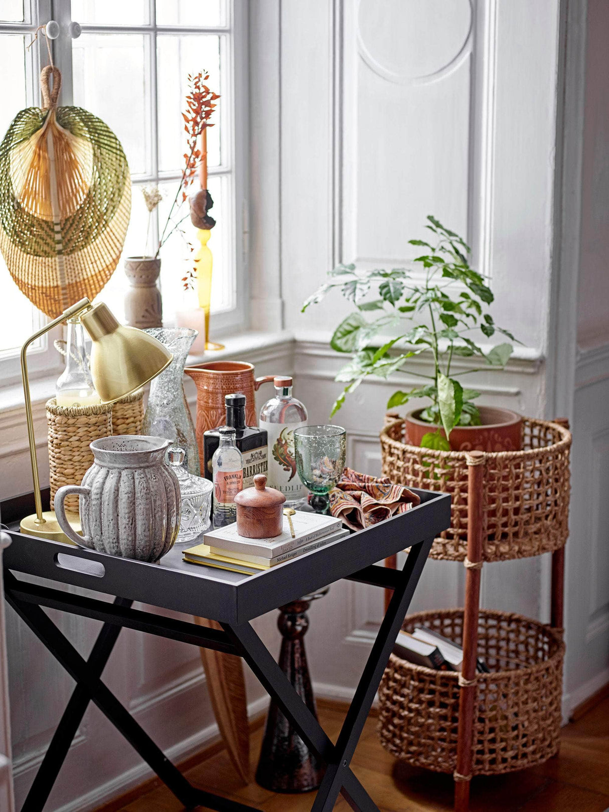 Bloomingville Catya Bordlampe, Brass, Metal