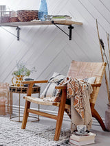 Creative Collection Mills Lounge Stol, Brun, Rattan