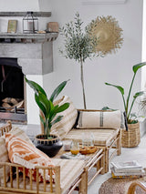 Bloomingville Korfu Modul Sofa Højre Hjørne, Natur, Bambus