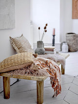 Bloomingville Giulia Plaid, Natur, Bomuld