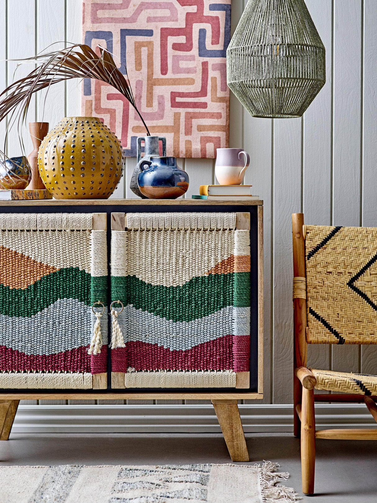 Creative Collection Lennox Lounge Stol, Natur, Teak