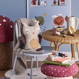 Bloomingville MINI Oya Illustration med ramme, Hvid, Fyr