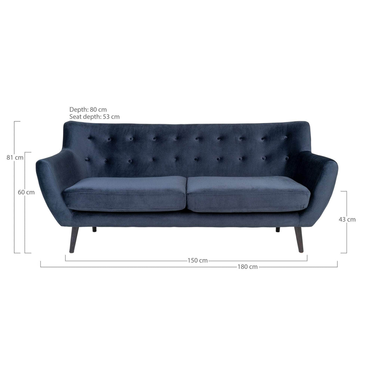 House Nordic Monte 3 Personers Sofa