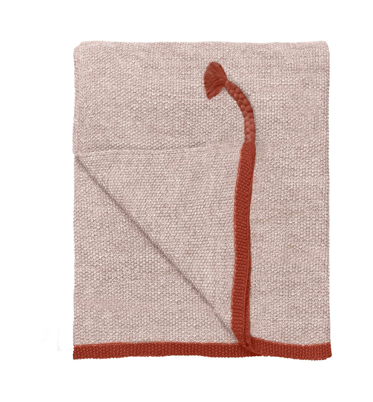 Cozy Living Astrid reverse knitted Throw - MAGNOLIA