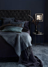 Cozy Living Bedspread Nordic Waffle weaved - M - ROYAL BLUE