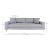 House Nordic Lido 3 Personers Sofa