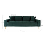 House Nordic Lido 3 Personers Sofa