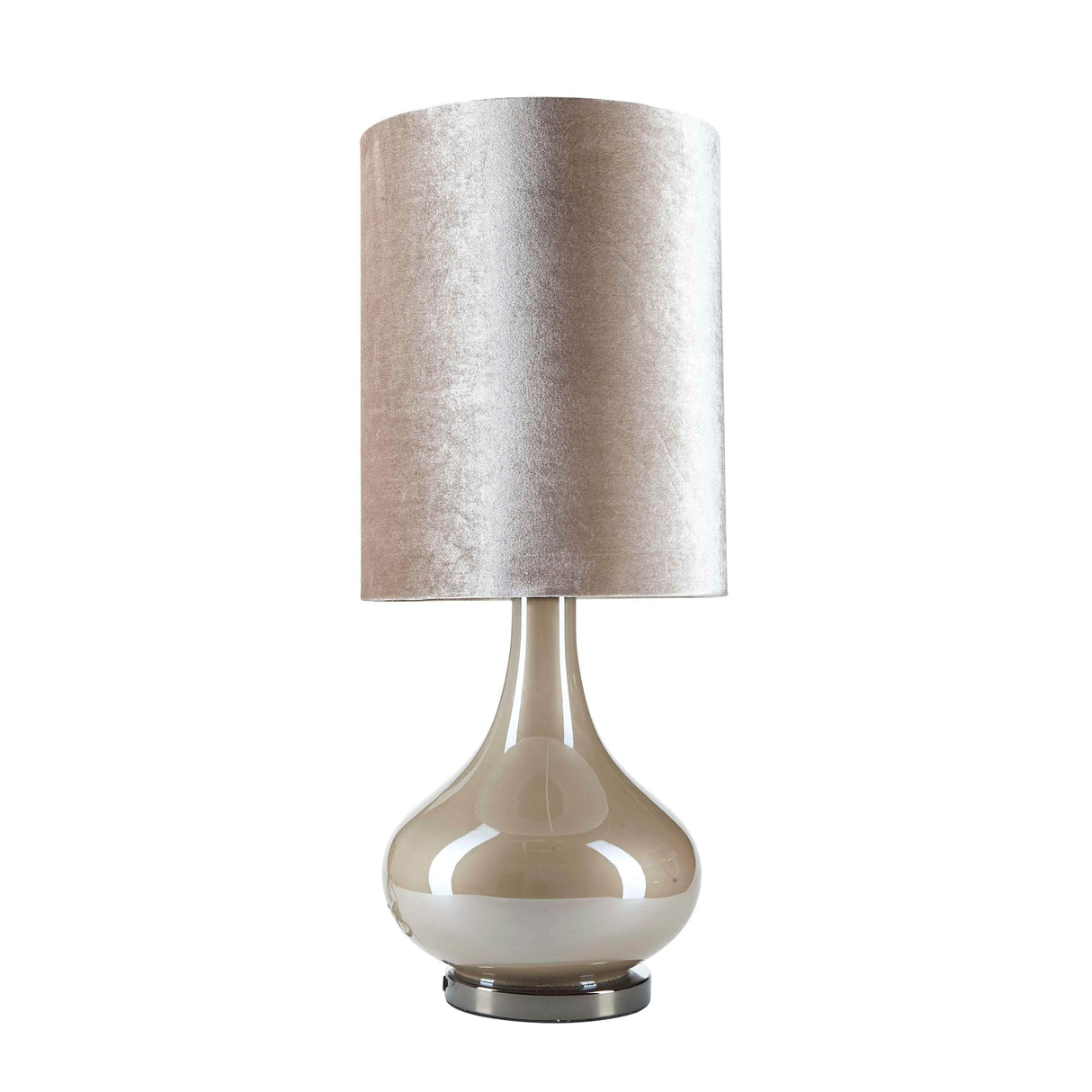 Margit Brandt MB Table lamp w/velvet shade