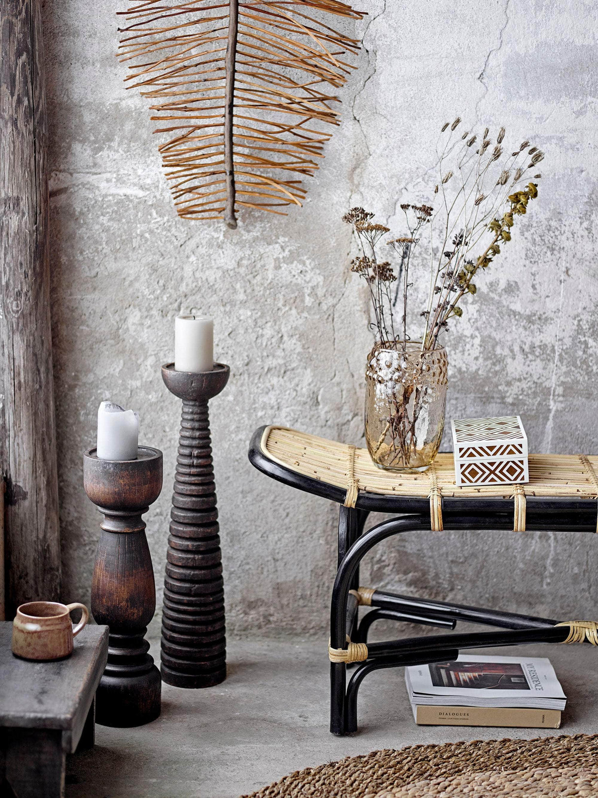 Bloomingville Henny Æske m/Låg, Brun, Resin