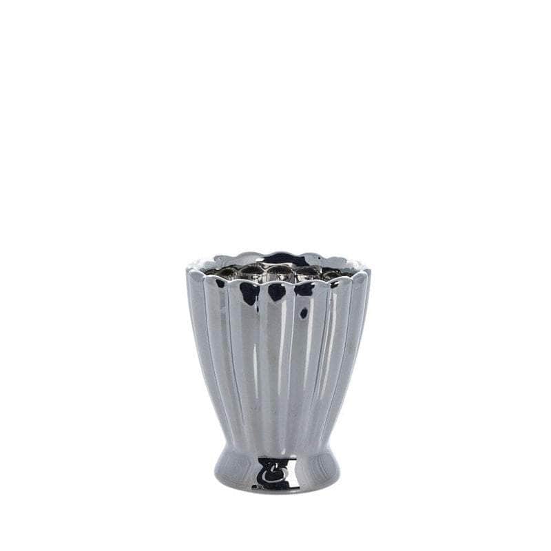 Lene Bjerre Design DK Shenella urtepotteskjuler H12 cm. sølv