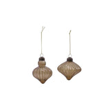 House Doctor Julepynt, Fluted, Amber