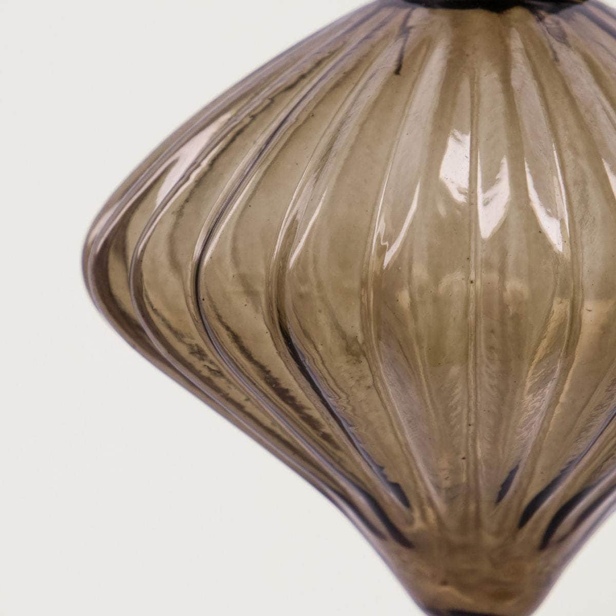 House Doctor Julepynt, Fluted, Amber