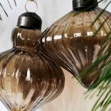 House Doctor Julepynt, Fluted, Amber