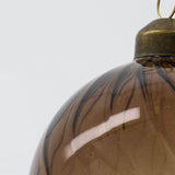 House Doctor Julepynt, Fluted, Amber