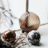 House Doctor Julepynt, Fluted, Amber