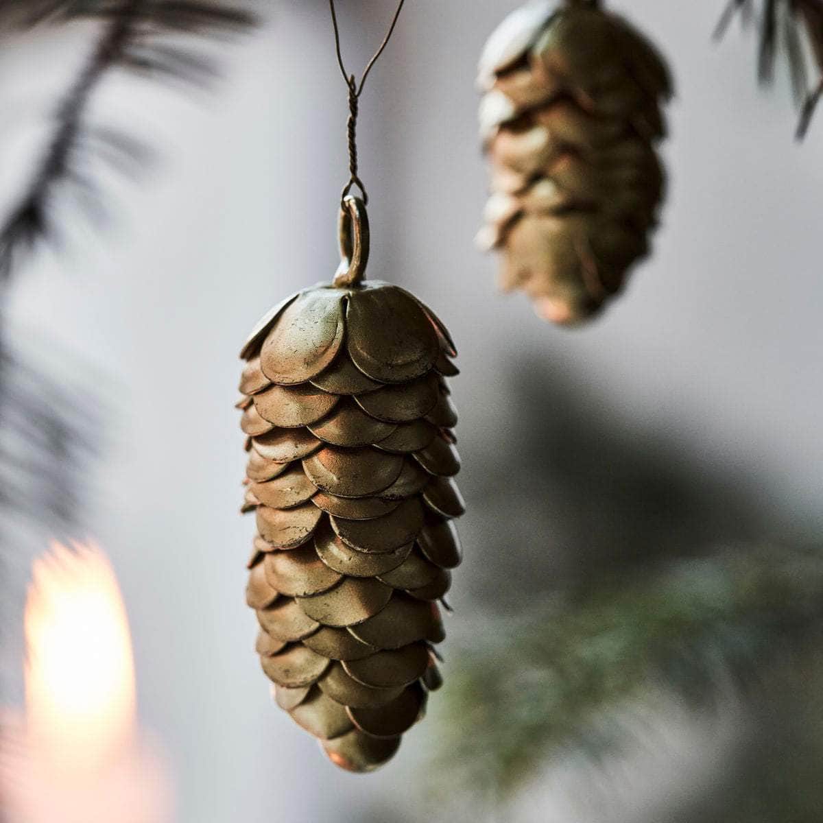 House Doctor Julepynt, Cone, Guld