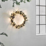 House Doctor Krans med LED, Peuce, Natur